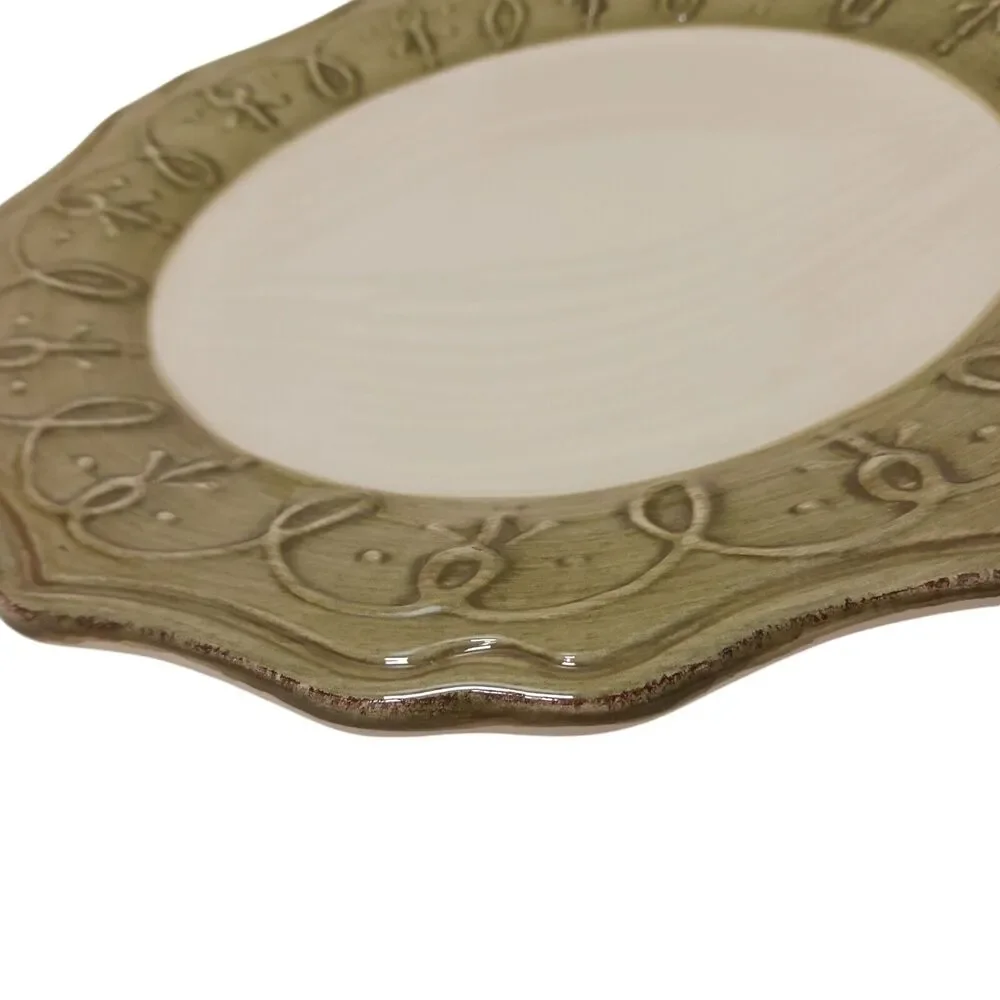 Pier 1 Gemma‎ Baroque Mosstone Green Large 11